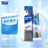 黑人 超白竹炭深洁牙膏 去牙渍 亮白牙齿