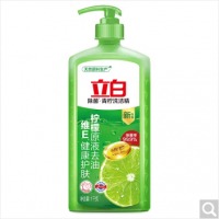 立白青柠洗洁精大瓶1kg食品级 维E精华 去重油不伤手 餐具果蔬适用