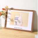 花衣裳 原木色相框挂墙画框装裱油画外框4k