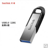 闪迪（SanDisk） SanDisk闪迪U盘 USB 酷铄黑银金属外壳高速读写加密保护车载稳定兼容 CZ73 黑 USB3.0 16G