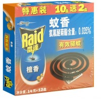 雷达蚊香檀香型（10+2)盘装——4721