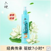 六神 喷雾花露水 驱蚊防痱 清新花香 180ml