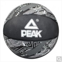 匹克（PEAK）篮球5号6号7号球软皮儿童/成人标准室内室外耐磨蓝球 棕色7号(男子成人) DQ112755 7号 黑色