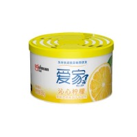 爱家（ALL JOY） 爱家固体空气清新剂88g 家用室内卫生间香味纯正留香持久清香盒 【沁心柠檬】88g*1盒