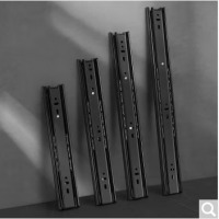 天奴 TINO 抽屉轨道滑轨三节导轨加厚缓冲滑轨道 10寸