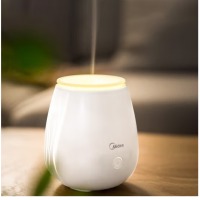 美的加湿器迷你年会礼品老婆生日礼物女新年礼物情人节米白+七彩+