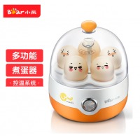 小熊煮蛋器蒸蛋器单层家用自动断电防干烧便携式