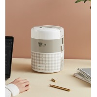小熊（Bear）电热饭盒 2L双层热饭神器不锈钢内胆上班族保温 DFH-A20D1
