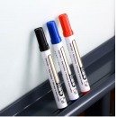 得力(deli)办公会议白板笔 可擦易擦黑色 10支/盒6811