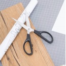 得力(deli)170mm办公家用生活剪刀 1把 办公用品 黑色0603
