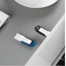 闪迪（SanDisk）32GB USB3.0 U盘 CZ73酷铄 银色 读速150MB/s 金属外壳 内含安全加密软件