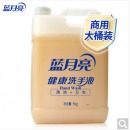 蓝月亮 健康洗手液大桶装5kg 10斤装 清洁去污 配方温和 家庭酒店餐厅可用 车间公共场所清洁 大桶补充装