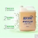 蓝月亮 健康洗手液大桶装5kg 10斤装 清洁去污 配方温和 家庭酒店餐厅可用 车间公共场所清洁 大桶补充装