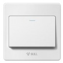 公牛(BULL) 墙壁开关 G07系列 一开单控开关 86型面板G07K111C 白色 