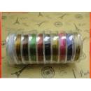 钢线 0.45MM钢丝线 珠帘线 彩色钢线钢丝线 小卷钢丝线