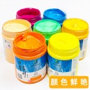 马利牌丙烯颜料500ml大瓶300ml金色白色炳稀套装墙绘专用颜料防水不掉色彩绘画画大桶装纺织染料手工涂鸦材料