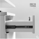 天奴 TINO 抽屉轨道滑轨三节导轨加厚缓冲滑轨道 10寸