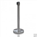 竹特 不锈钢 线栏杆 隔离带伸缩带围栏 隔离柱警戒桩安全线 银行排队