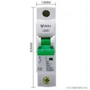 公牛空气开关总闸家用电路短路过载空开断路器 1P25A