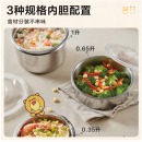 小熊（Bear）电热饭盒 2L双层热饭神器不锈钢内胆上班族保温 DFH-A20D1