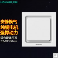 鸿雁（HONYAR）排气扇普通吊顶排风扇卫生间 石膏板PVC吊顶铝塑板吊顶换气扇抽风机BPT10-22-P25H