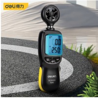 得力（deli） 风速仪便携式数字风温测量仪测试仪高精度测风仪 DL333203