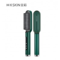 金稻（K-SKIN）负离子直发梳 卷发棒 卷直发器 卷直两用 直发梳夹板 美发护发梳子 60s快速造型梳 KD380K绿色