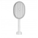 电蚊拍充电式灭蚊拍紫光诱蚊灭蚊灯带底座灭蚊器蚊子拍电苍蝇拍 灯拍两用