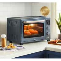 美的（Midea）遇见Q30系列 免预热电烤箱石墨烯烤箱 进口搪瓷内胆 蒸汽补湿 APP智控 35L 星云蓝 