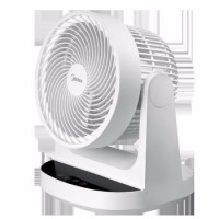 美的（Midea） 电风扇家用 空气循环扇 桌面转页扇鸿运扇3叶遥控电扇节能大风量宿舍小风扇办公室 FGA20WD遥控款 桌面循环扇