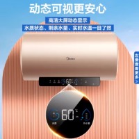 美的（Midea）大功率速热电热水器60升3200W水质水量监测搪瓷无缝内胆健康浴WIFI智控京东小家 F6032-JE3(HE)