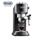 德龙 delonghi EC685泵压意式美式浓缩拿铁卡布基诺奶泡家用复古一体小型半自动咖啡机不锈钢 EC685.BK黑色