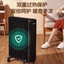 美的（Midea） 电油汀取暖器 家用电暖器 客厅加湿暖气片2200W大功率立体制热卧室油酊烘干衣物 HYW22NA 循环升温