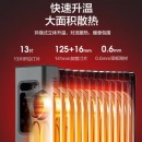 格力（GREE） 智能WIFI控制取暖器家用13片加宽折边电油汀电暖器电暖气片家用油丁酊干衣加湿防烫 NDY22-X6022B
