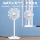 先锋(Singfun)轻奢风系列遥控电风扇落地扇摇头定时流通空气循环扇小米白色DLD-D15空调伴侣扇