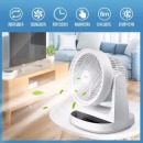 美的（Midea） 电风扇家用 空气循环扇 桌面转页扇鸿运扇3叶遥控电扇节能大风量宿舍小风扇办公室 FGA20WD遥控款 桌面循环扇