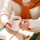 富光 凡生系列马克杯 大容量情侣水杯子 男女家居办公咖啡杯牛奶杯早餐杯