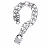 弘工 链条锁防剪防盗车锁自行车锁加粗铁链子门锁