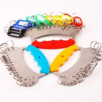 优必利 钥匙盘18位加厚舒适手提金属钥匙板标签分类管理钥匙扣 洒店宾馆房东大钥匙串