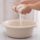 妙然中号加厚加深洗脸盆 婴儿盆耐摔家用塑料盆 洗菜盆面盆