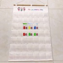 幼儿园接送卡袋晨检接送袋晨检插卡袋口罩收纳袋喝水记录袋晨检袋