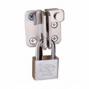 汇乐斯 加厚不锈钢插销 明装搭扣锁 小柜门锁 移门锁扣挂锁 防盗安全门栓