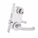 弘工 防火门锁 不锈钢消防门锁防盗门锁通道门锁逃生锁 铜锁芯