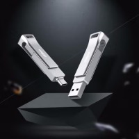 大华（dahua）64GB Type-C USB3.2手机U盘 P629-32系列 读速150MB/s便携双接口金属优盘