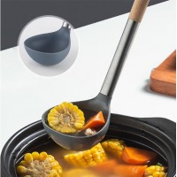 美厨（MAXCOOK） 硅胶锅铲 不粘锅炒铲 木柄铲炒锅煎锅铲子 平底锅专用炒菜铲 耐高温 汤勺 MCCU7829