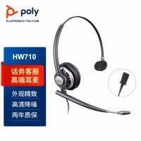 缤特力（Plantronics）HW710 精工单耳客服耳麦/呼叫中心话务耳机