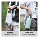 富光 领动保温壶提水壶 大容量户外旅行壶热水瓶316L不锈钢儿童学生保温大肚杯 家用暖水壶保温壶杯 1500ML 白色