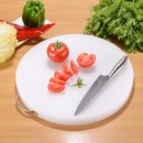 钢盾 圆形砧板加厚家用塑料 切菜板菜墩剁肉墩刀板案板 小号