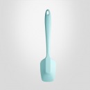 博堡 铲勺不粘锅专用硅胶铲护锅铲防烫不粘大汤勺煎锅平底锅奶锅耐高温铲勺 蓝悦硅胶铲刀BDY-LY663-CD