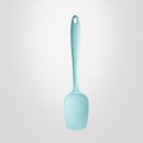 博堡 铲勺不粘锅专用硅胶铲护锅铲防烫不粘大汤勺煎锅平底锅奶锅耐高温铲勺 蓝悦硅胶铲刀BDY-LY663-CD